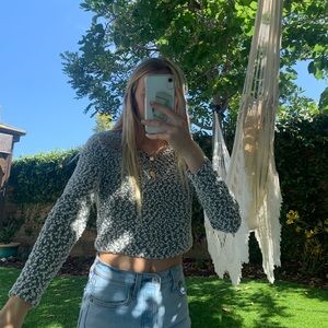 textured sweater top